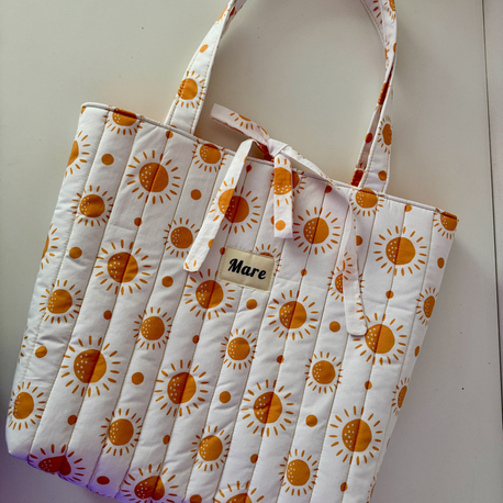 Kapitone tote (güneş)