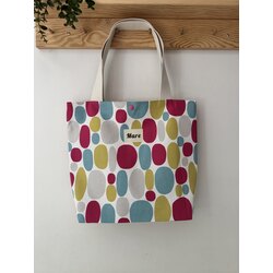 Renkli benekler tote