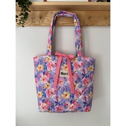 Mor pembe kapitone tote