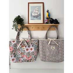 Yeşil bahar xl tote çift taraflı