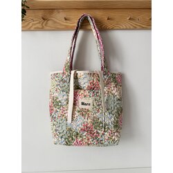 Pembe bahar orta boy tote çift taraflı