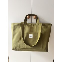 Kanvas tote (yağ yeşili)