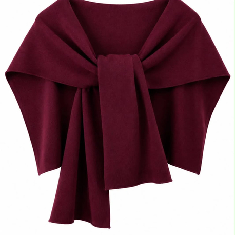 Triko omuz şalı (bordo) 