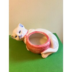 80’s Vakko Ceramic Kitty Bowl 