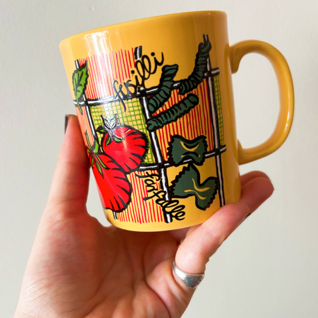 Staffordshire England Veggies Mug 