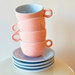 90’s Italian Pastel Espresso Cups