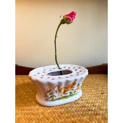 60’s Ceramic Ikebana Vase from France 