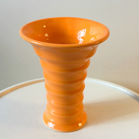 90’s Gorbon Orange Ceramic Vase