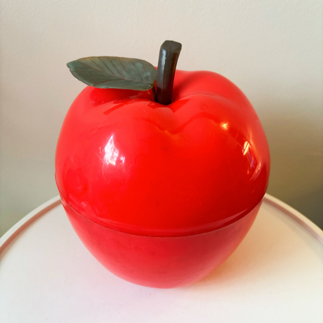 80’s Red Apple Ice Bucket 