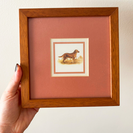 Vintage Wooden Framed Wall Art