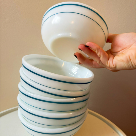 80’s American Pyrex Opaline Bowls (14 cm)