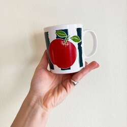 Staffordshire Apple Mug