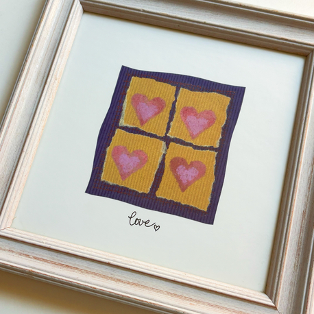 “Friendship Sayings: Love” Framed Art