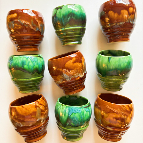 70’s Eczacibasi Handmade Ceramic Mugs