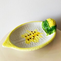 Italian Handmade Lemon Shaped Dish 