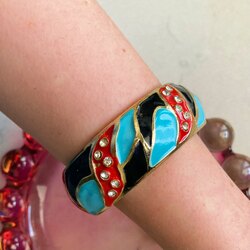 Vintage Enamel Bracelet