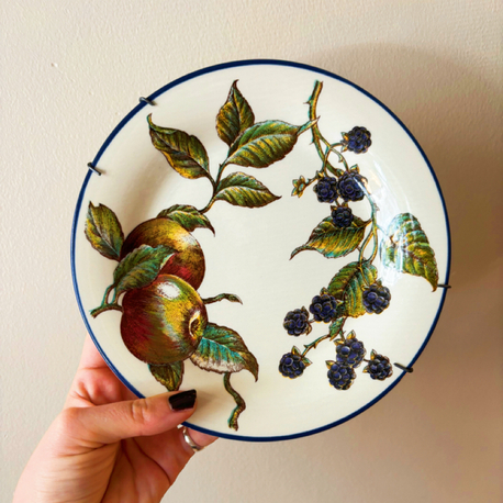 Staffordshire England Wall Plate 