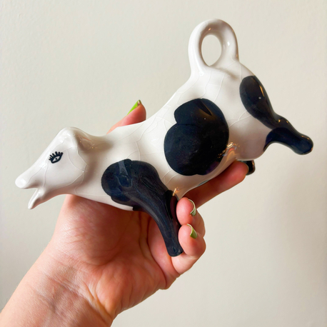 Ceramic Cow Milk Jug