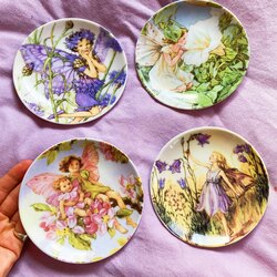 Flower Fairies Porcelain Wall Plates 