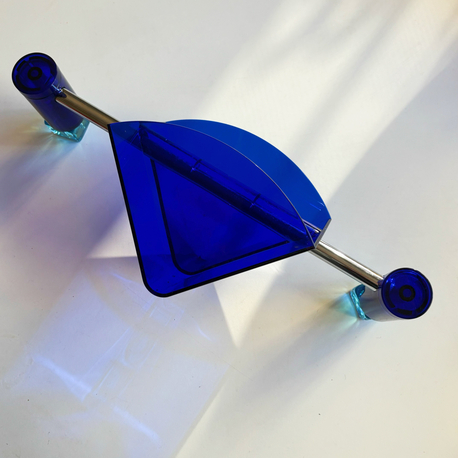 German Emsa Cobalt Blue Plexy Coffee Filter Holder 