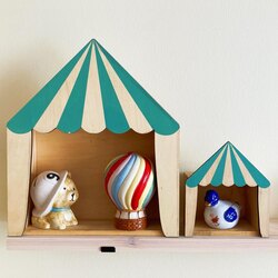 Wooden Circus Shelf