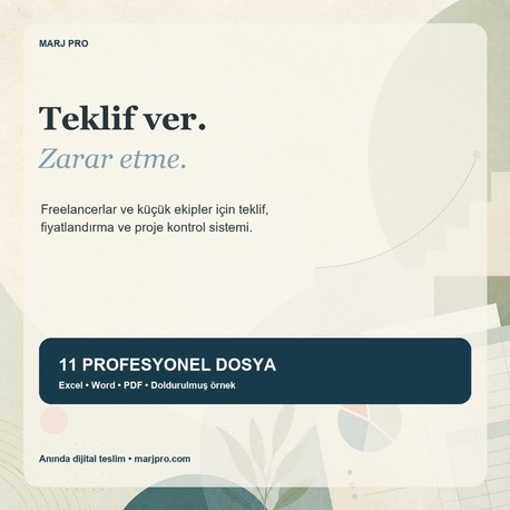 MARJ PRO — Teklif ve Fiyatlandırma Sistemi