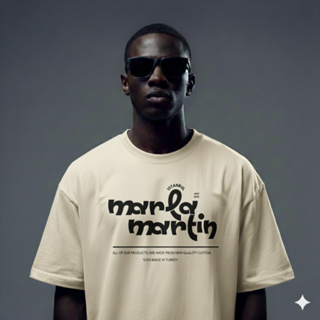 Marla Martin - Bej Oversize'd
