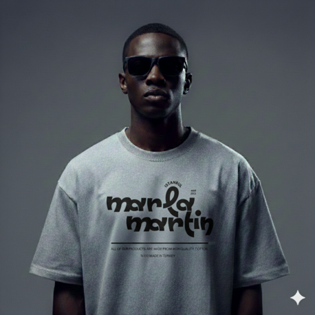 Marla Martin - Gri Oversize'd