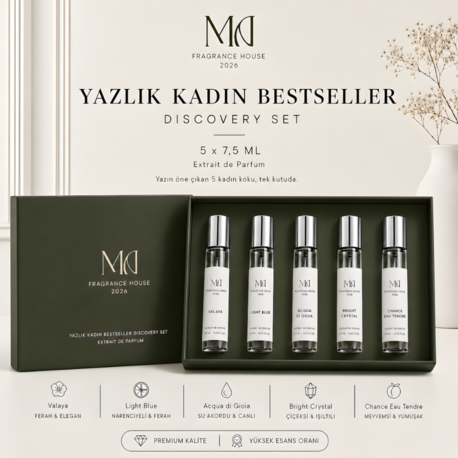 Yazlık Kadın Bestseller Discovery Set | 5 x 7,5 ml