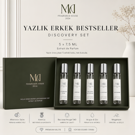 Yazlık Erkek Bestseller Discovery Set | 5 x 7,5 ml