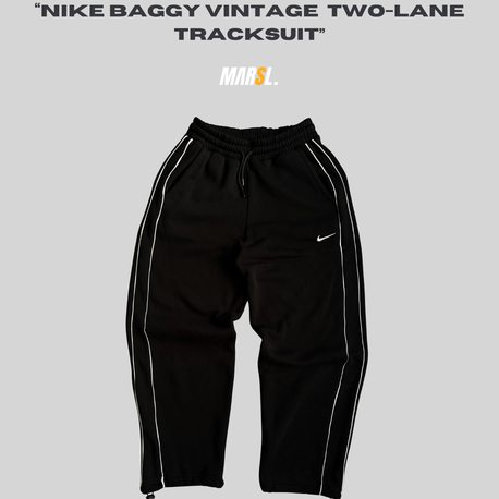 NKE Baggy Vintage Çift Şeritli Tracksuit