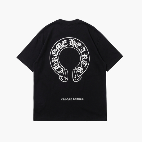 C.Hearts Baskılı Siyah Oversize Premium T-Shirt