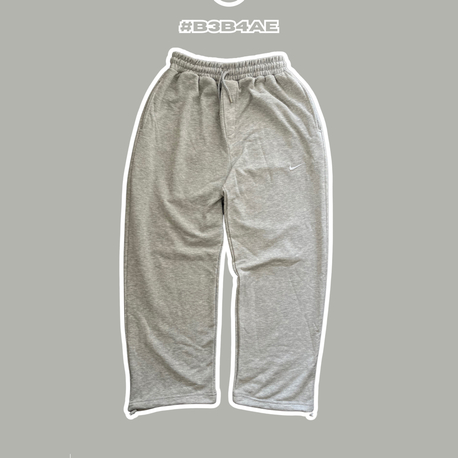 NKE Vintage Baggy Gri Tracksuit (Ayarlanabilir Paça Lastiği MEVSİMLİK KUMAŞ)