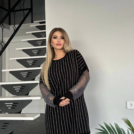 Taş detaylı Tunik Elbise 