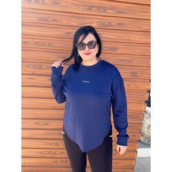 LACİVERT  MODAL KUMAŞ SWEAT