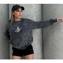 Eskitme detaylı Sweatshirt 