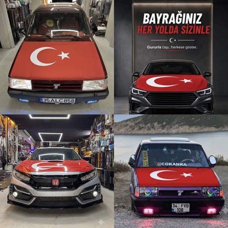KAPUT BAYRAGİ HER ARACA UYUMLU