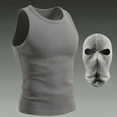 Cult Gri Maske Ve Atlet Takım