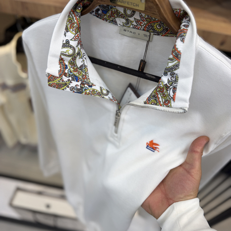 Luxury Yarım Fermuarlı Sweat