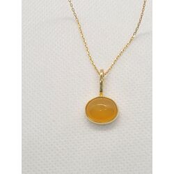 yellow agate Necklace