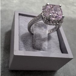 Ice Cut Rose Ring