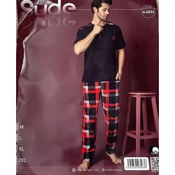 Erkek Kareli Pijama Takımı