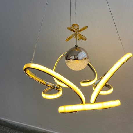 LOTUS TEK TOPLU ÜÇ RENKLİ LED AVİZE