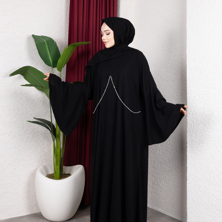 Saray asaleti  hanzade abaya elbise siyah✨