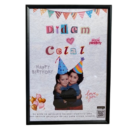 Çocukluk – Kişiye Özel Fotoğraf Çerçevesi 21x30