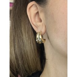 Hannah Vintage Gold Küpe