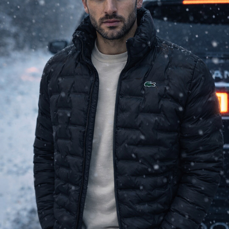 Lacoste erkek mont ( Gizli kapüşonlu )