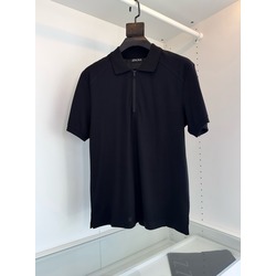 ZEGNA FERMUARLI POLO YAKA T-SHİRT