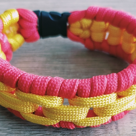 Paracord zincir bileklik 