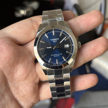 Tissot Silicium Lacivert